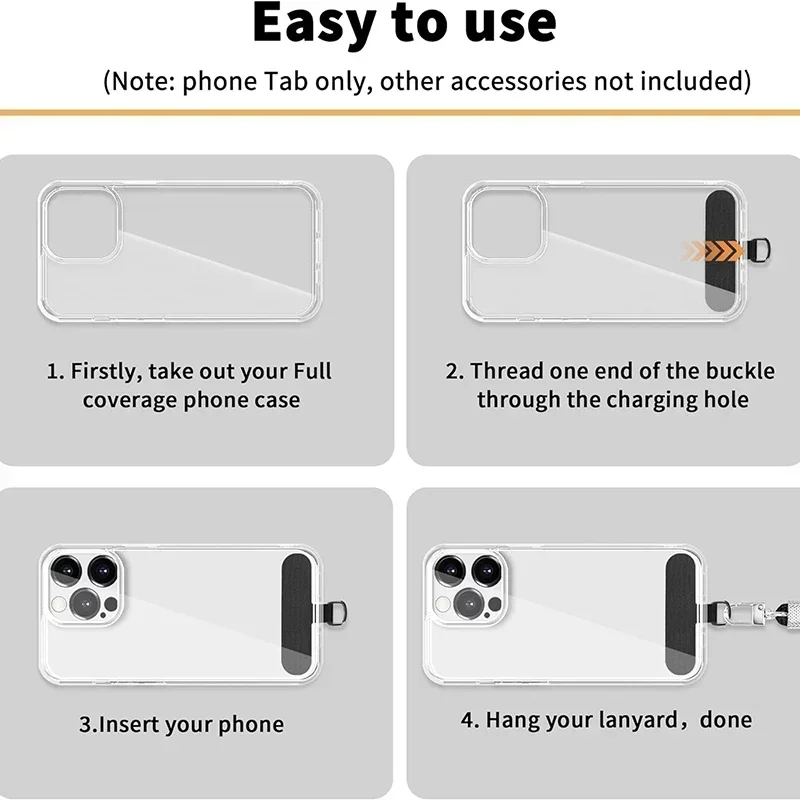 3PCS Detachable Adjustable Neck Cord Strap with Safety Anti-Lost Feature