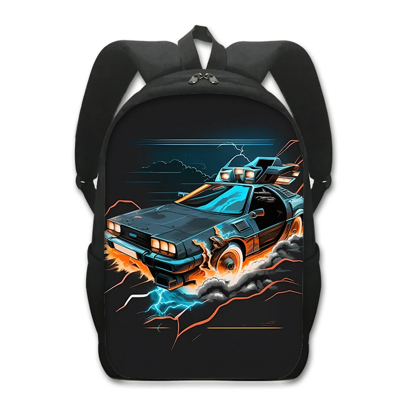 Racing Car / Motorcycle Backpack Women Men Rucksack Punk Motorbike Travel Bag Children School Bags Teenager Daypack Laptop Bag