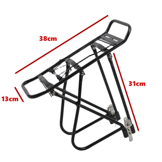 Portaequipajes para bicicleta de carretera, colgador trasero de 27  pulgadas, estante de carga 700C, velocidad única