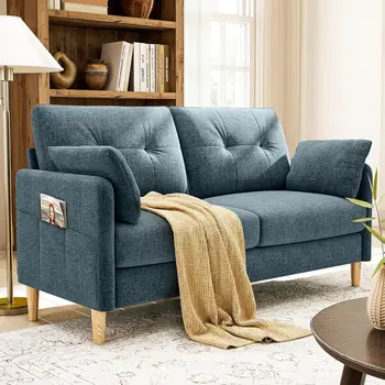 Chenille Loveseat Sofa 1