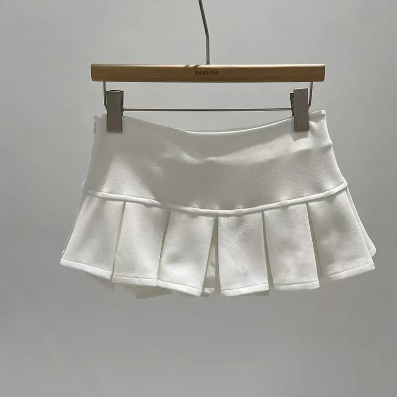 Sexy Mini Skirt Women New Summer Black Fashion Zipper Partywear Casual Slim Pleated Skirt Elegant Versatile Sexy Female Skirt 3