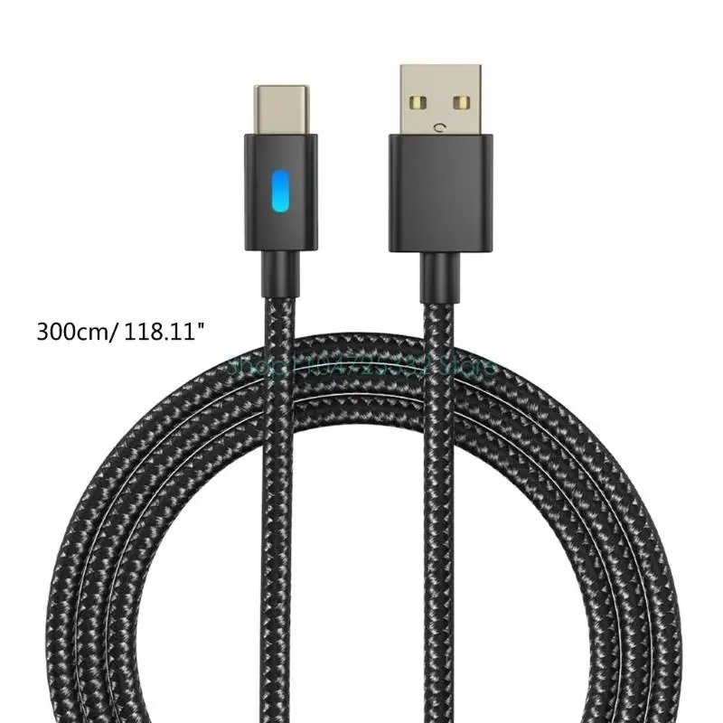 컨트롤러 전원 충전 코드 액세서리 용 3 미터 USB 충전기 케이블