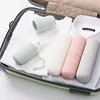 1-6PCS Striped Travel Wash Toothbrush Cup Toothpaste Storage Box Portable Toothbrush Box Toothbrush Bucket Simple Rinsing Cup 5