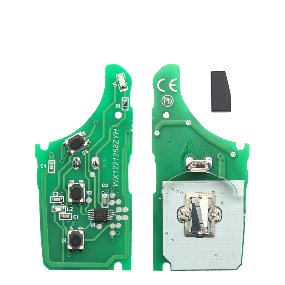 KEYYOU For Kia Rio Ceed CeedPro Picanto 2004-2011 433Mhz Flip Car Remote Key With ID46 Chip Auto Car Key 3 Buttons Car Remote Key Car Key