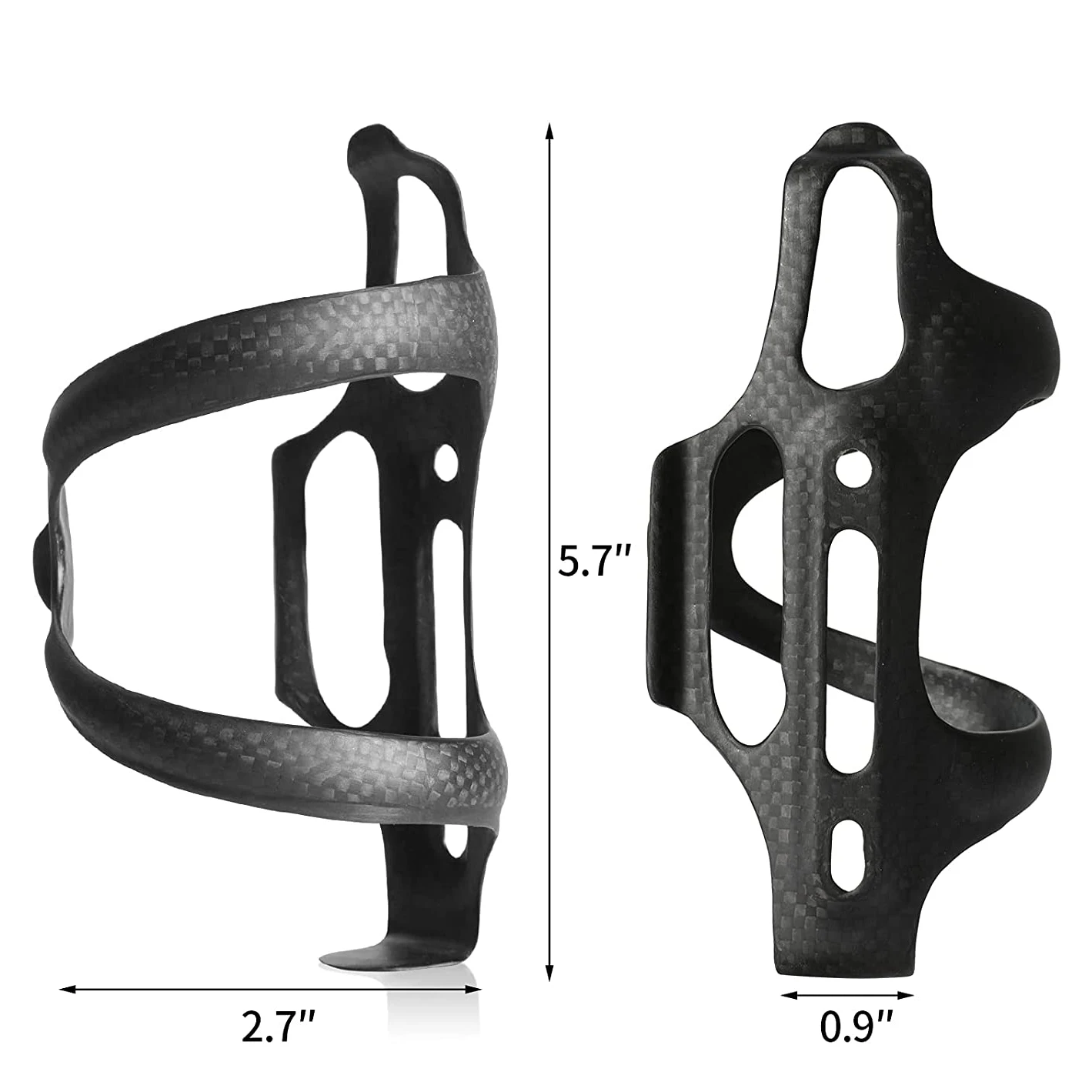 Ultra Light Full Carbon Fiber Bicycle Water Bottle Cage Bike Drink Holder Lightweight for MTB Mountain Bike Road Cycling