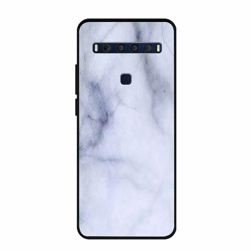 Marble TPU Silicone Bumper Shockproof Protective Case Cover