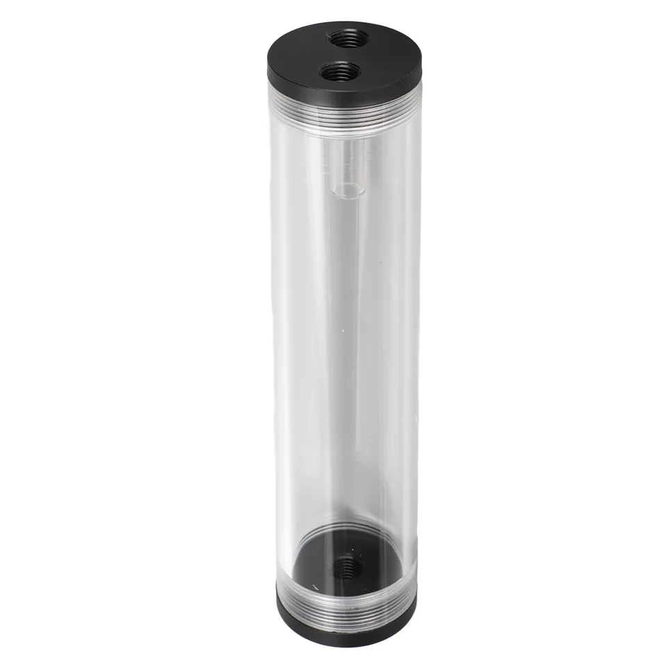Serbatoio Raffreddamento Ad Acqua Cilindrico – 50 Mm Diametro, Filettatura G1/4, Altezza 190 Mm, Materiale POM, Per PC Fai-da-te