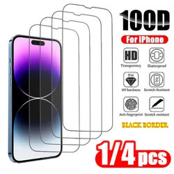 Premium Tempered Glass Screen Protector - Multi - Pack - 4PCS Tempered Glass (For iPhone 15)