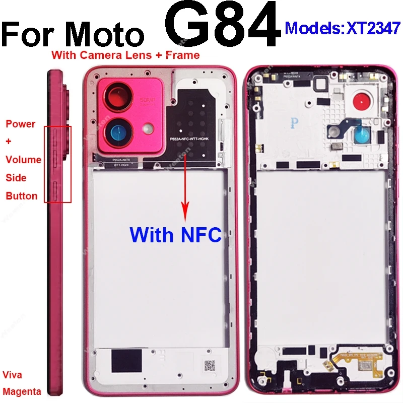 Cadre Interne (housing) Noir Pour Motorola W840 & W845 - Neuf, Pièce De Rechange