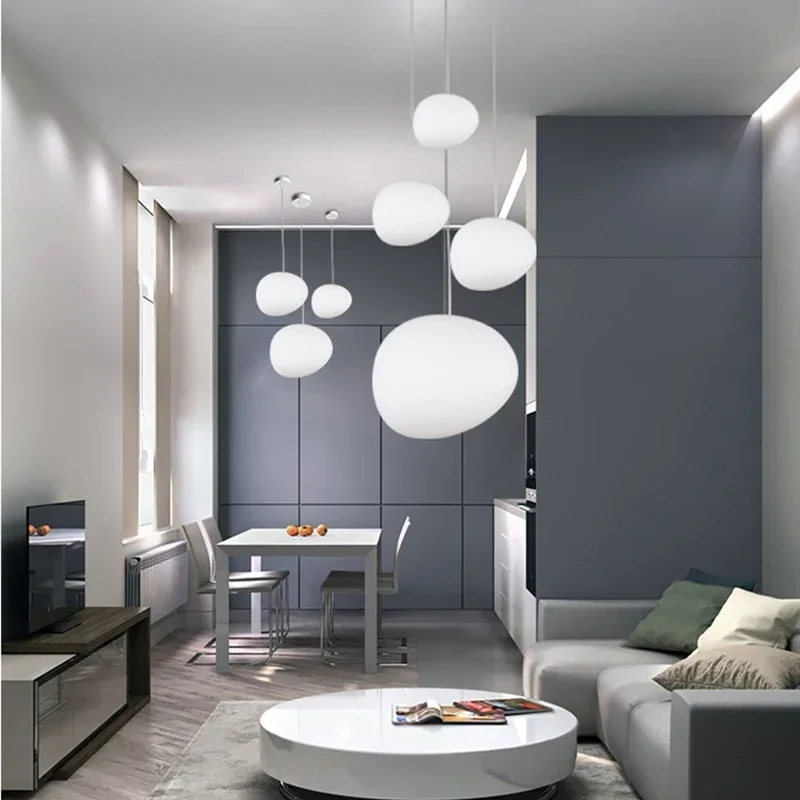 Modern Glass Pendant Lights Italy Foscarini Gregg Hanging Lamp Led 