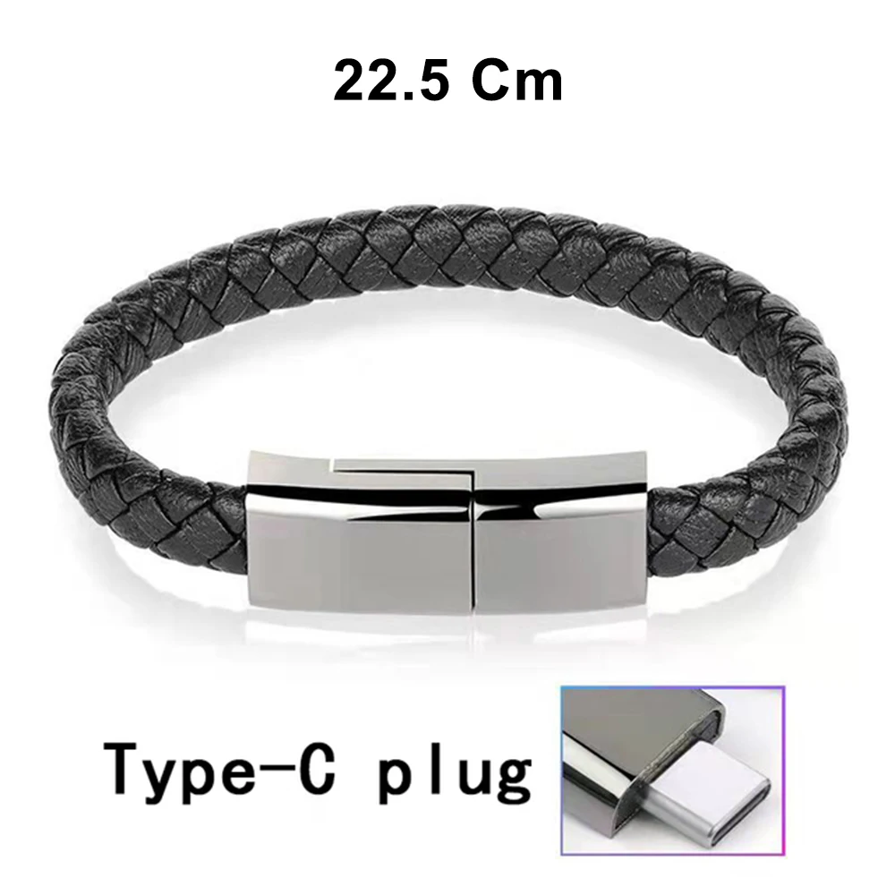 2022 Bracelet USB Charging Cable Sports Cycling Wear Decorate  wrist band Decorate Fast charging Bracelet For Mobile Phones 