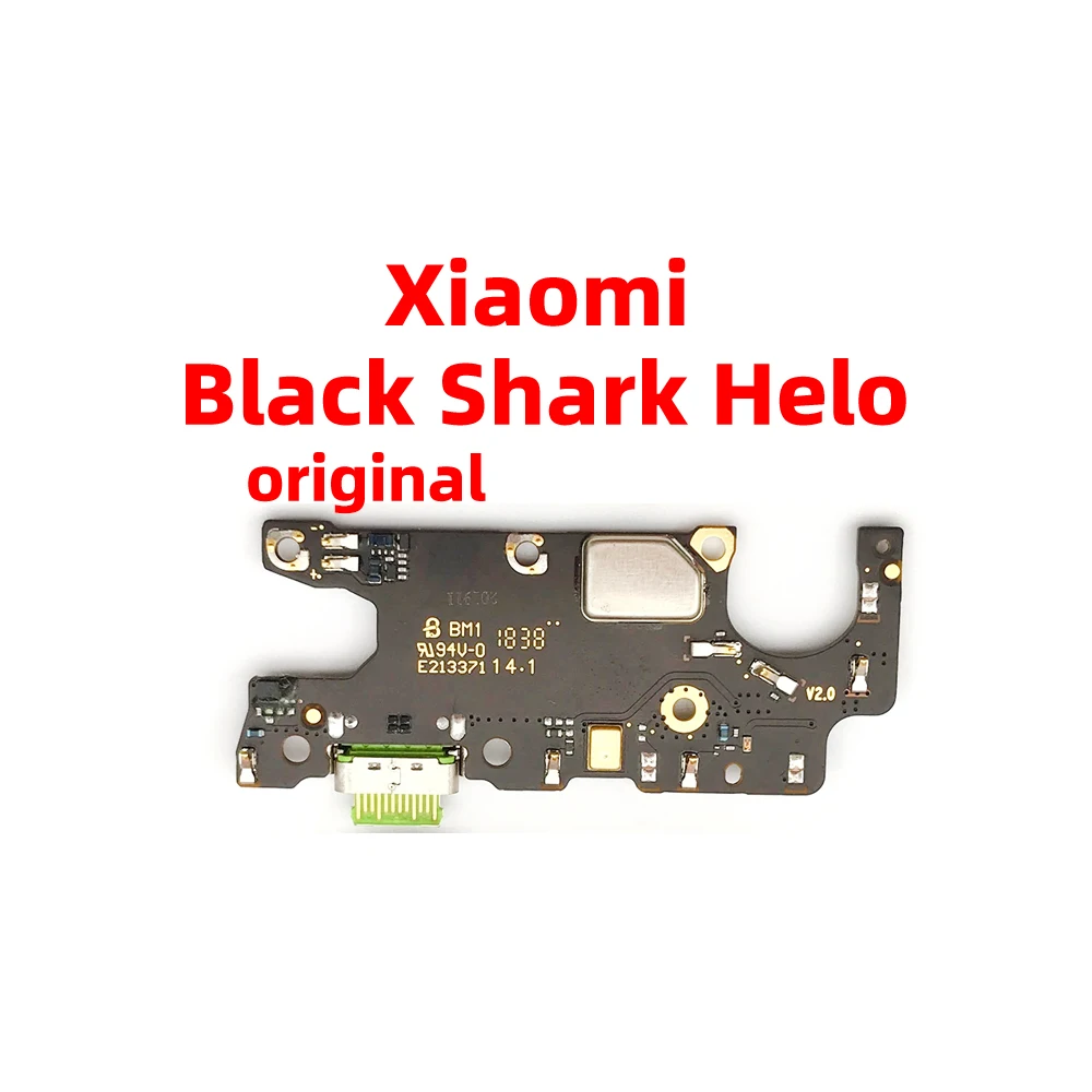 Original For xiaomi black shark helo Dock Connector USB Charger Charging Port Flex Cable Board Replacement