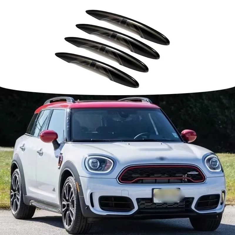 

4Pcs Glossy Black Door Handle Cover For MINI Cooper JCW F55 F54 Clubman F60 Countryman Exterior Trim Car-Styling Accessories