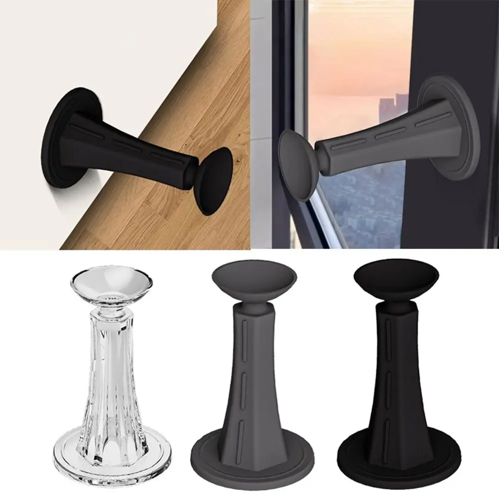 

Silicone Door Stopper New Anti Collision Wall Protectors Doorstop Self Adhesive Mute Door Suction Door
