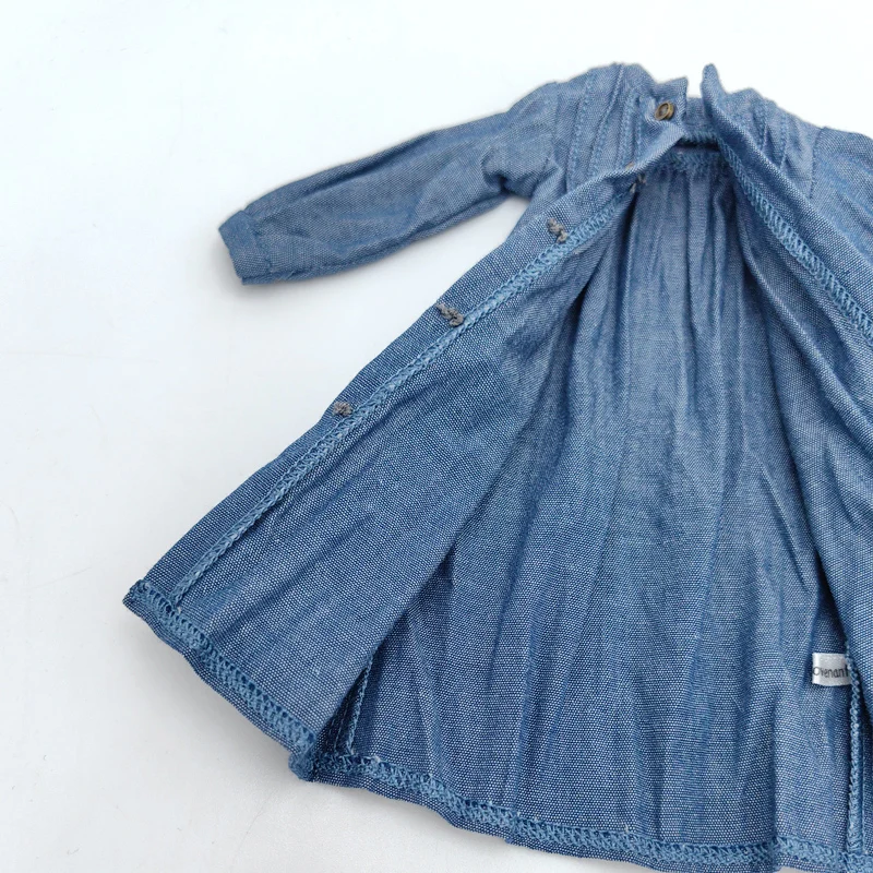 Puppenkleid für Blythe, blau, rosa, gelb, Jeans, karierter Rock für Ob24, Ob22, Azon-Puppenkleid, Kleidung im pastoralen Stil – Detail 22