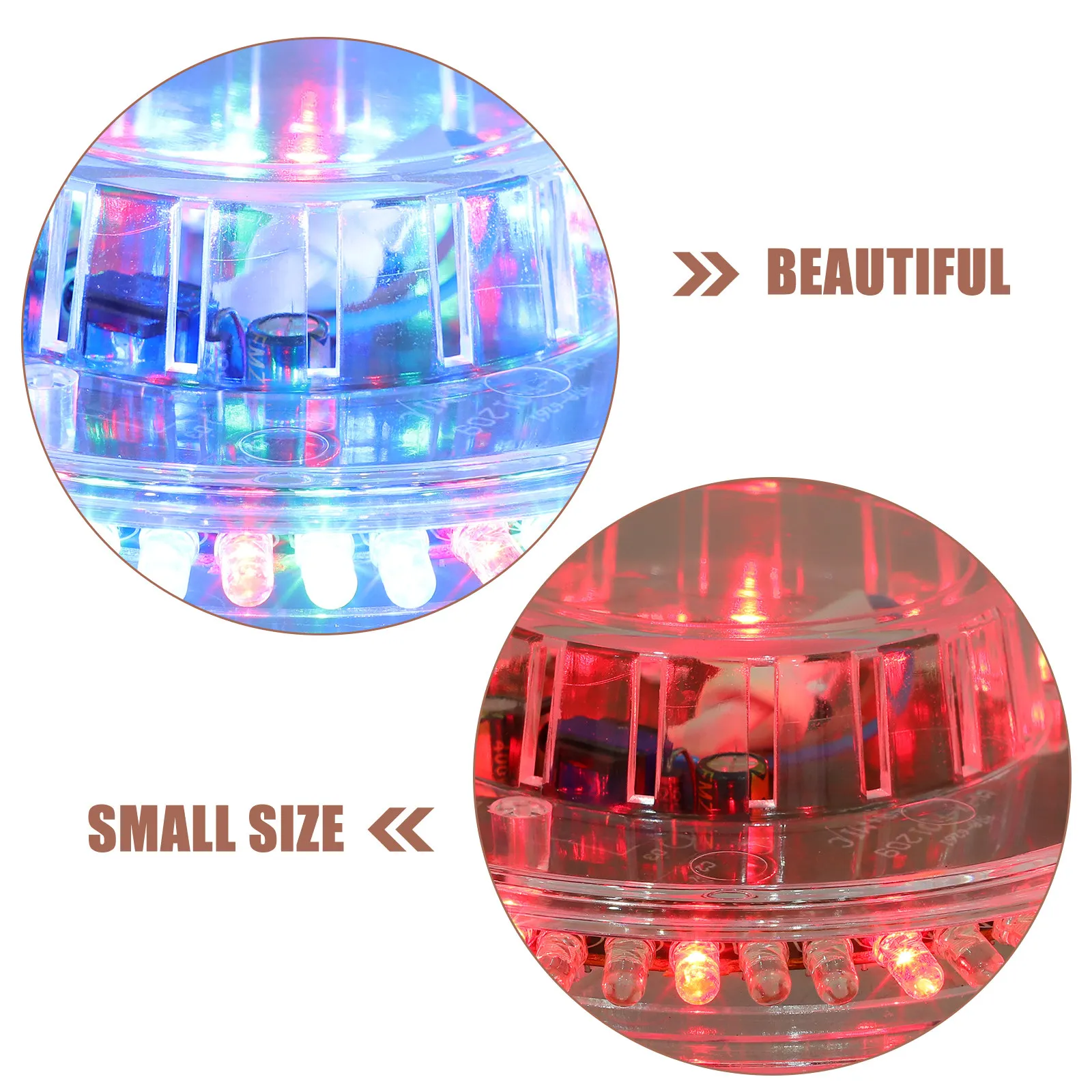 해바라기 모양 48-LED RGB 파티 조명, 자동 회전 및 사운드 활성화 모드, 8W LED 무대 조명 (디스코, 바, 클럽, 가정, DJ용)