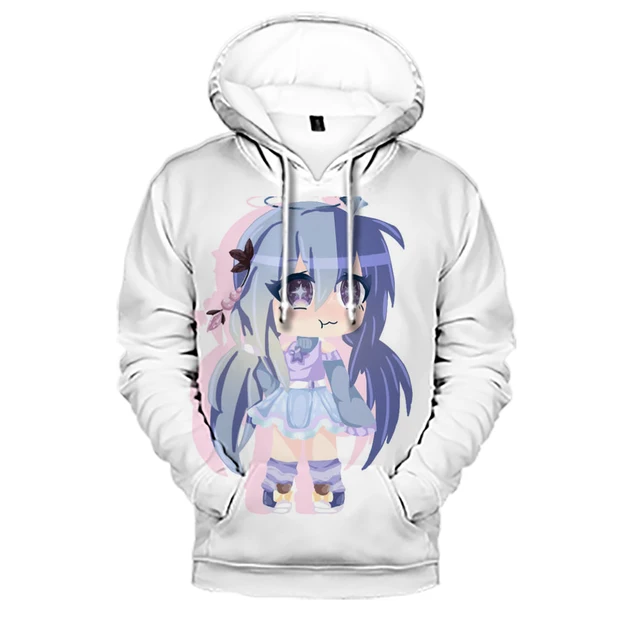 Homens e mulheres Gacha Life 3D Print Hoodies, moletom dos desenhos  animados, pulôveres kawaii, roupas, novo, jogo quente - AliExpress