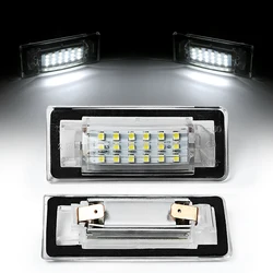 2Pcs LED License Plate Light Lamps for Audi TT - Car Accessories (6000K)