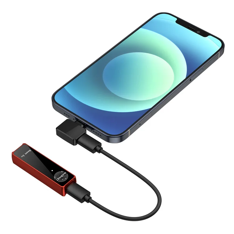 Audirect LC01 T-1 번개-유형-C 어댑터 오디오 케이블 아이폰 USB DAC/AMP 빔 2