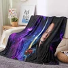 130x150cm Elon Musk American Flag Engineer Blanket Fashionable Printed Roundt Throw Blanket Bed Blanket Anti-Static Fuzzy Soft 3