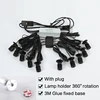 LED With Plug Cabinet Lights Downlight for Model Display Counter Wine Garage Kit Exhibition Case Shelf Mini Spot Light AC85-265V 1