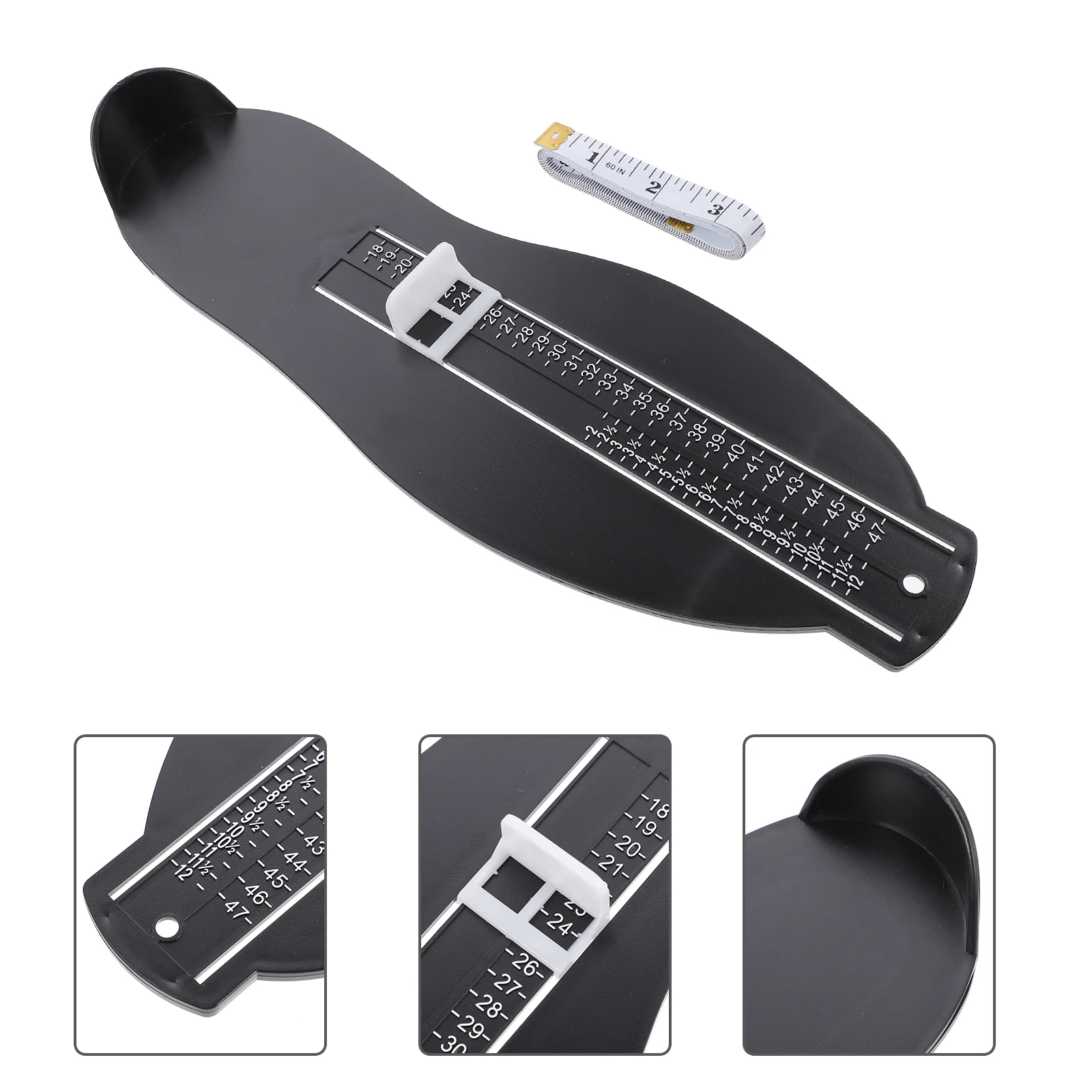 Feet Foot Gauge Rulermeasuring Device Measurement Uk Toe High Insole Runningcushion Pads Sizer Size Measure Teenager foot measuring ruler