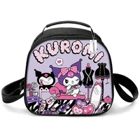 Cartoon cute portable lunch bag for primary and secondary school students Kuromi Kuromi children's ice bag insulation bag 2
