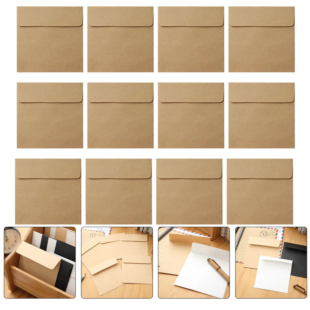 

Brown Kraft Bags Kraft Paper Gift Card Envelopes For Small Item Storage Coin Money Gift Card Kraft Paper