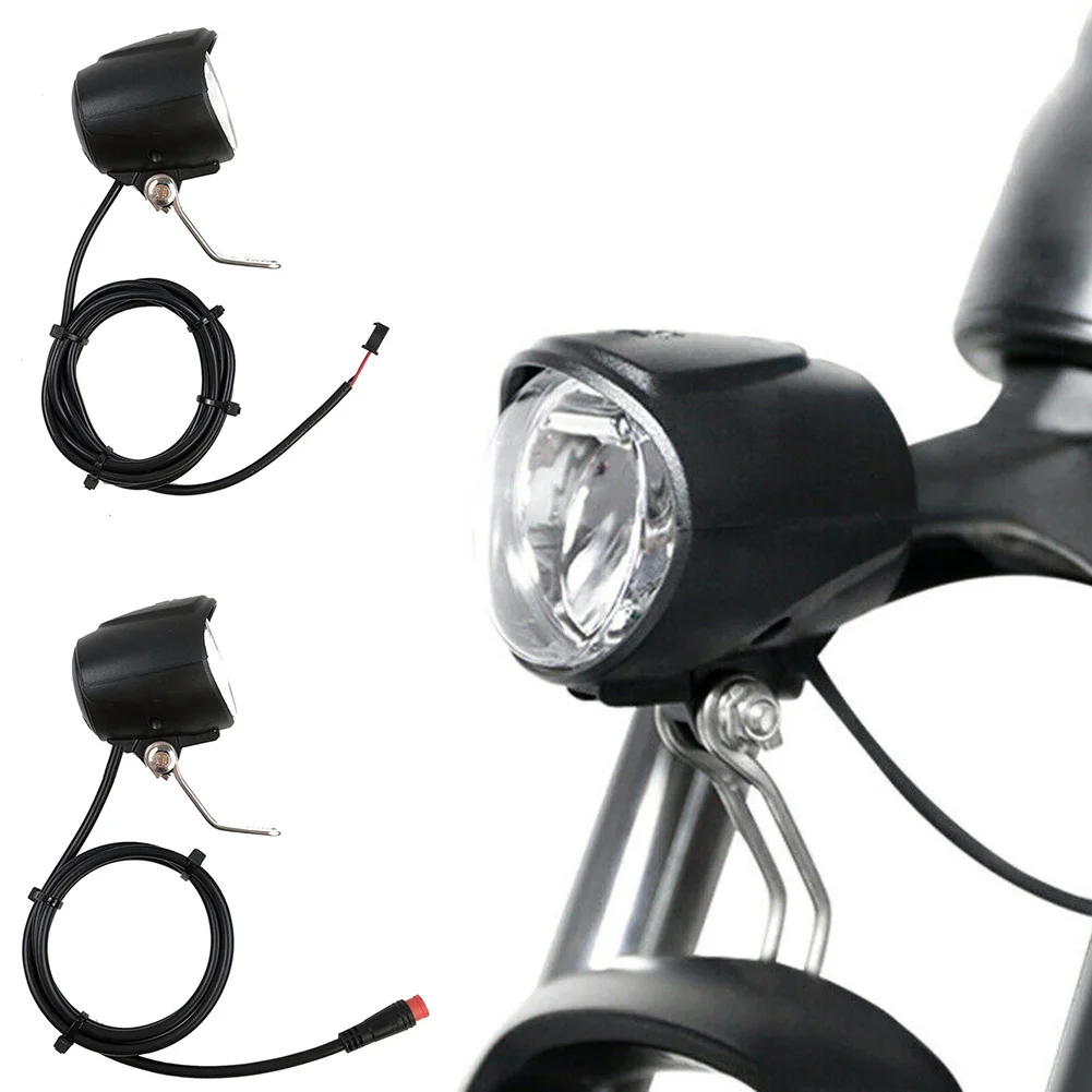 Plastic LED Light Black For Electric Bicycle Ebike Waterproof Led Light