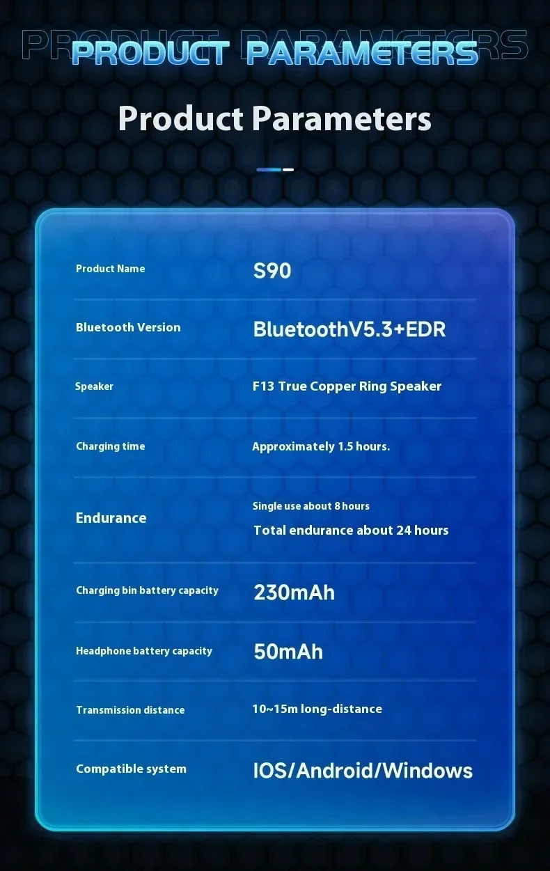 Wireless Bluetooth Earbuds With Mic And Touch Control System_voghion.com