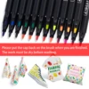 12/24 Colors/set Waterproof Colorfast Fabric Textile Marker Pen Permanent Pen for DIY Clothes Art Graffiti Drawing Painting Pen 4