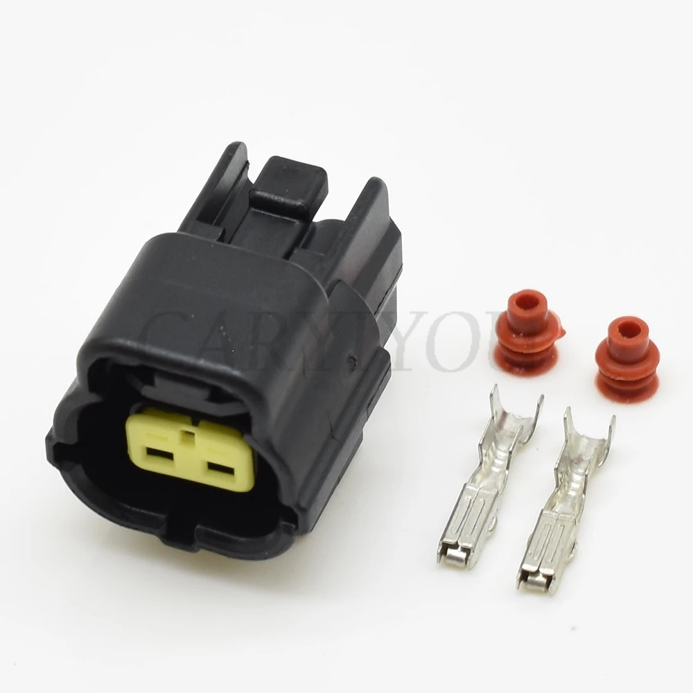 Lot De 5 Connecteurs DT à 2 Broches, Connecteur électrique Automobile étanche Mâle Et Femelle Fiche Faisceau De Câblage Pour Kit De Connecteur Deutsch Avec Câble 16 AWG Pour Voiture, Camion, Bateau