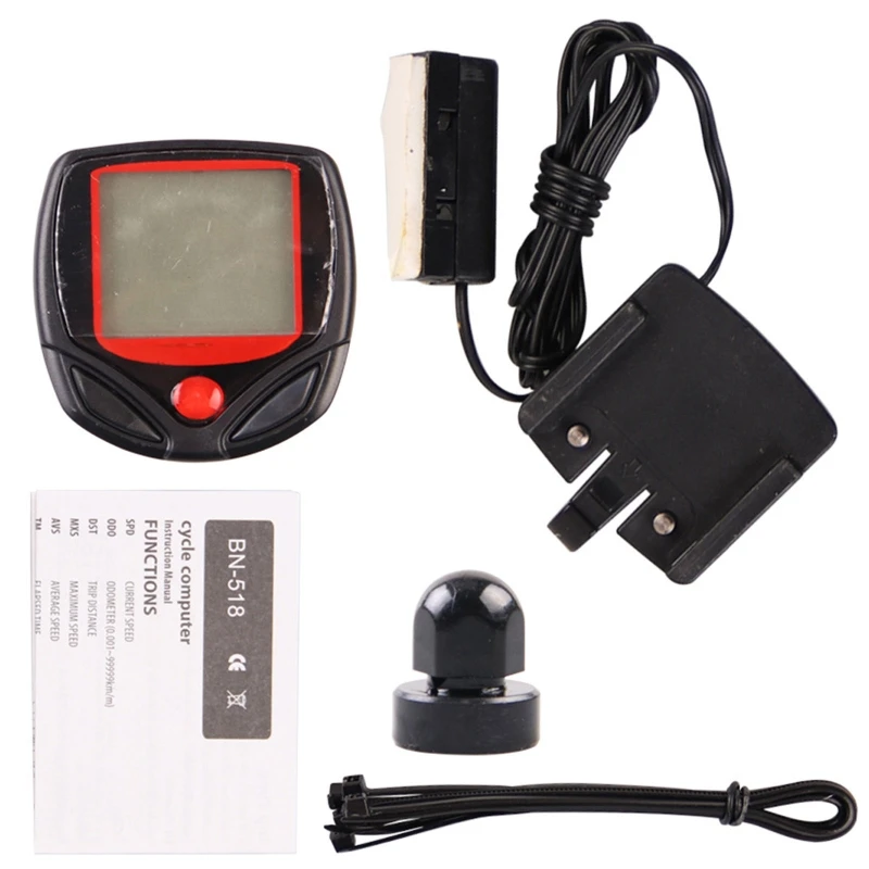 

MTB Bike Speedometer Watch Wireless Automatic Computer Bicycles Odometer D5QD