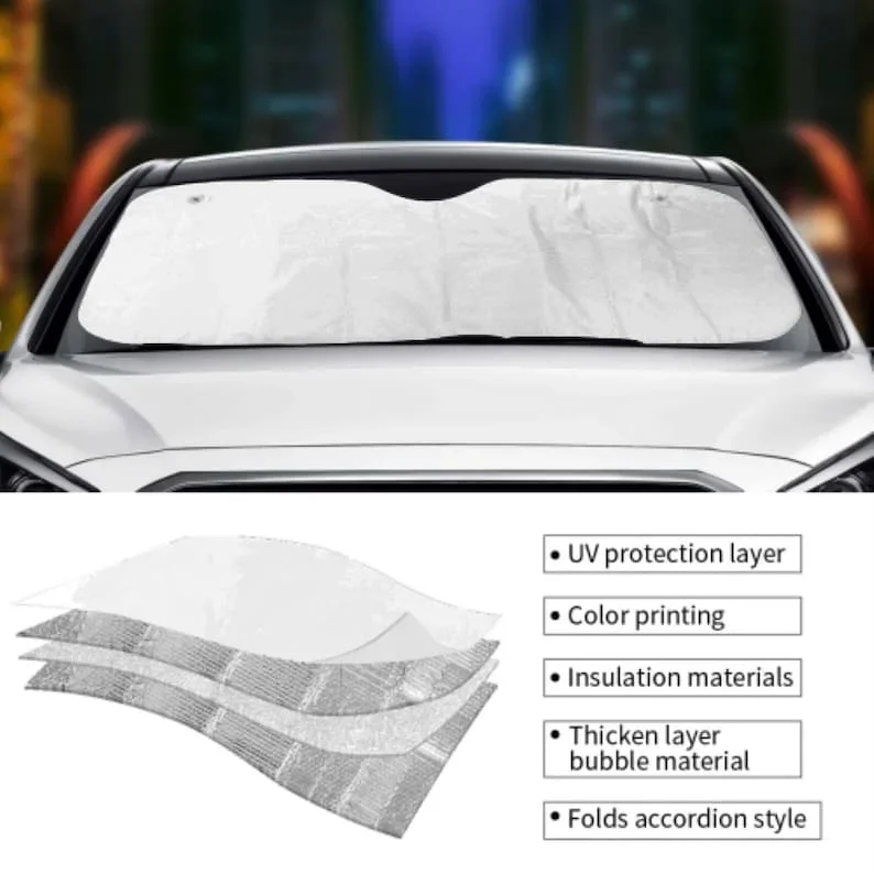 Customize your face on auto sunshade to sit with BTS, Car sunshade, Car Windshield, Accessories, Gift for fan
