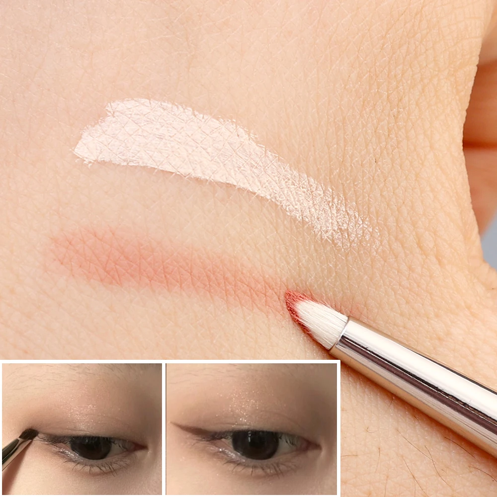 

Detail Fine Eyeshadow Brush Soft Hair Precise Tapered Eyes Makeup Tool Professional Pointed Eyelid Lying Silkworm Makeup Brushes