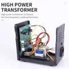 LUXIANZI 8589D+ 2 IN 1 Hot Air Gun Soldering Station With LED Digital Display For BGA PCB IC Repair Tool SMD Rework Station 5