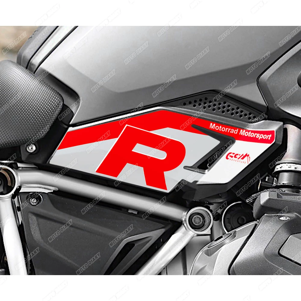 R1200 GS R1250 GS Motorcycle Sticker Side Fairing Triple Black Decals Waterproof For BMW R1200GS R1250GS Triple Black 2017-2023