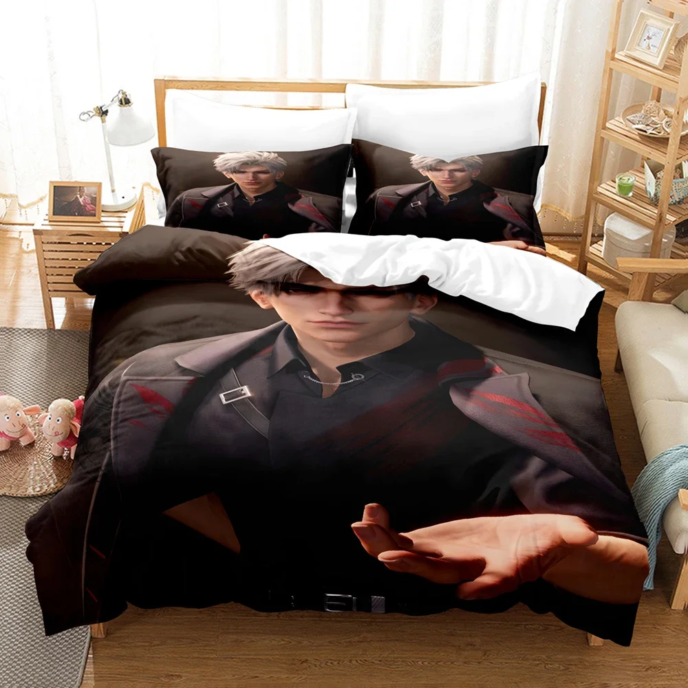 Game Love And Deepspace Bedding Set Comfortable Duvet Cover Set With Pillowcases Zayne Gift For Bedroom