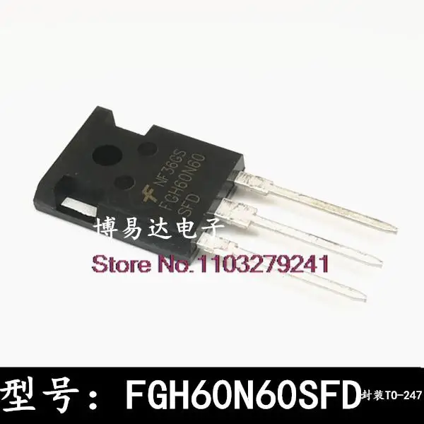 

5PCS/LOT FGH60N60SFD FGH60N60 TO-247 IGBT New Original