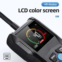 CGD02A Combustible Gas Detector Analyzer 50000 PPM 100% LEL Gas Leak Detector LCD Screen Sound and Light Alarm Gas Analyzer 5