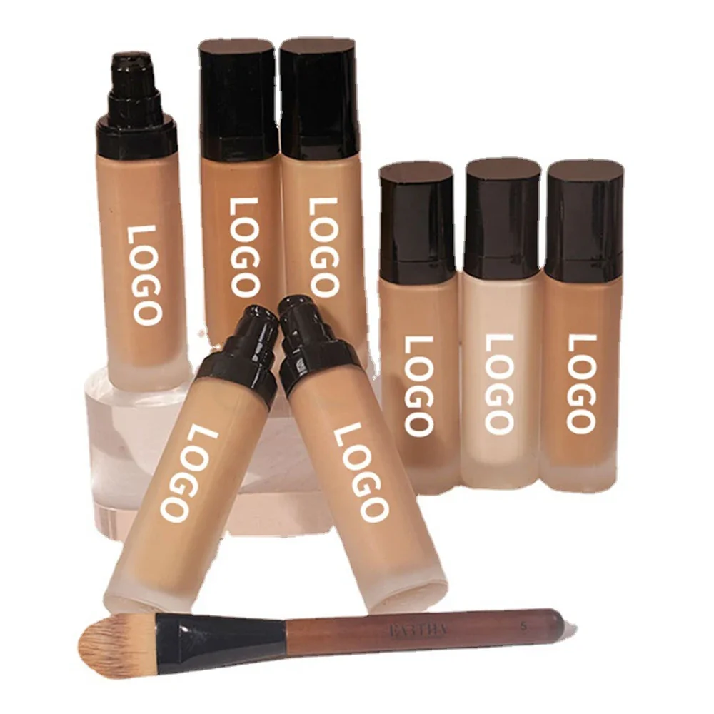 Private Label Liquid Foundation Custom Bulk 13-color Long-lasting Oil Control Concealer Pore-less Full Coverage Face Makeup 3