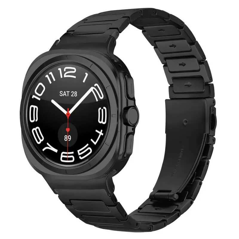 Edelstahlarmband für Samsung Galaxy Watch Ultra 47 mm, keine Lücken, Ersatzarmband für Samsung Galaxy Watch 7 Ultra 47 mm – Detail 13