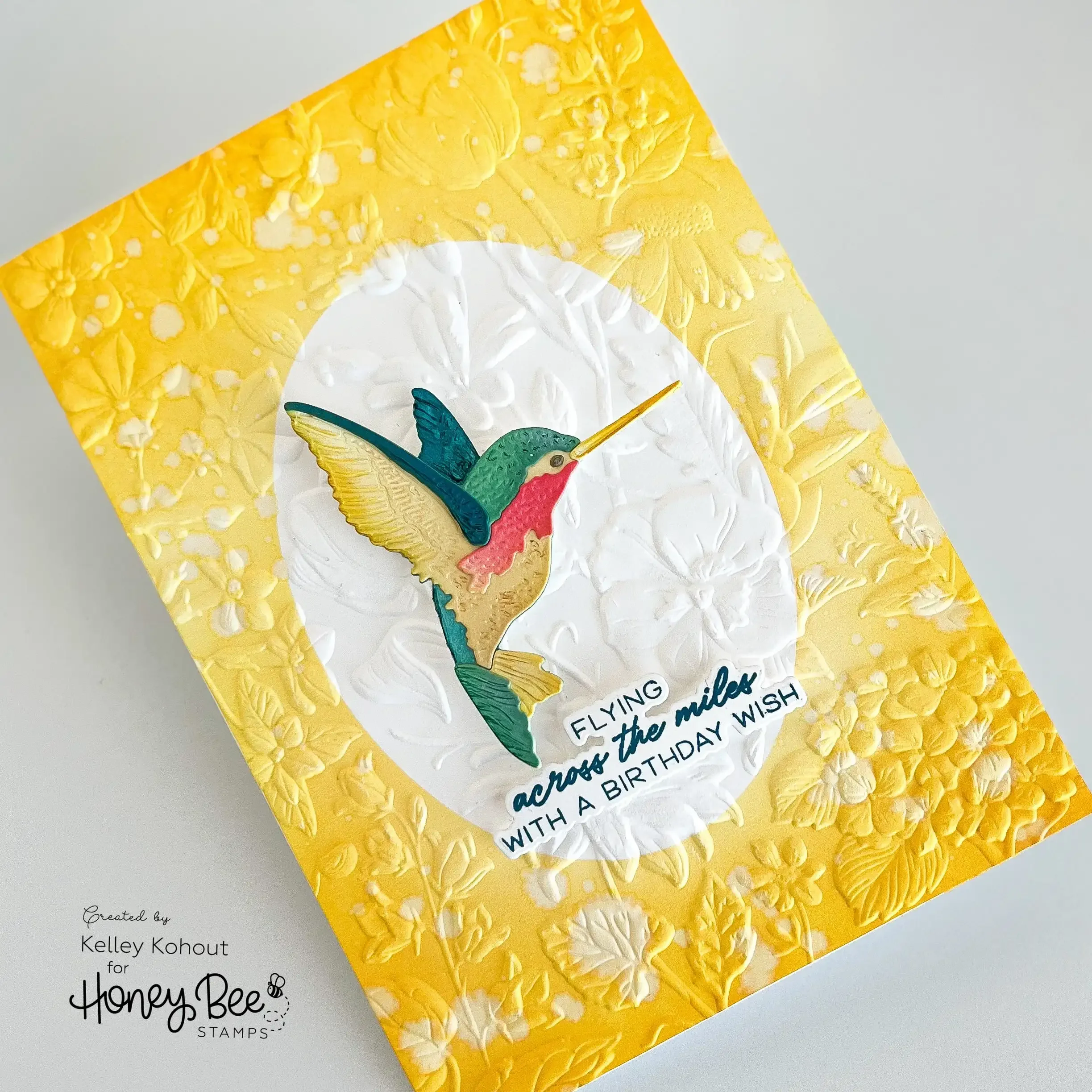 Metal Cutting Dies Clear Stamps Scrapbook Stamps Hummingbird Honey Cut Metal Die and Stencil Stamps Scrapbooking Stencil Album Paper DIY Gift Card Decoration