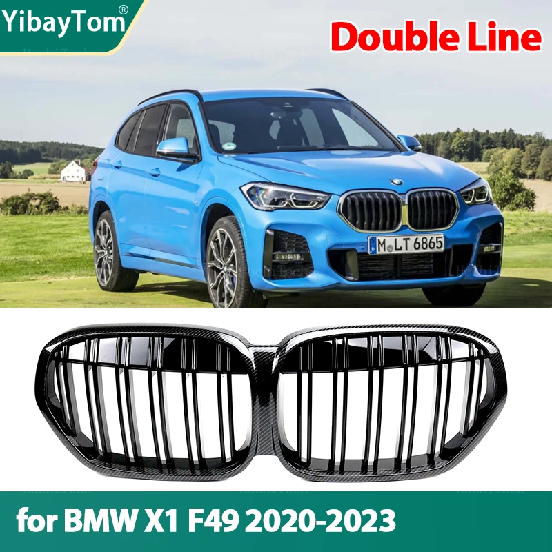 

Front Kidney Grill Racing Grille Fit For BMW X1 F49 2020-2023 Car Replacement Part Double Slat Front Kidney Grilles Racing Grill