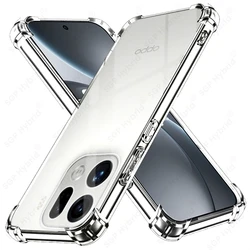 Clear Airbag Shockproof Silicone Back Cover for Find X9 Pro 5G (Transparent)
