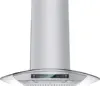 30-inch Wall Mount Range Hood Tempered Glass , Vent Stainless Steel with Gesture Sensing & Touch Co 1