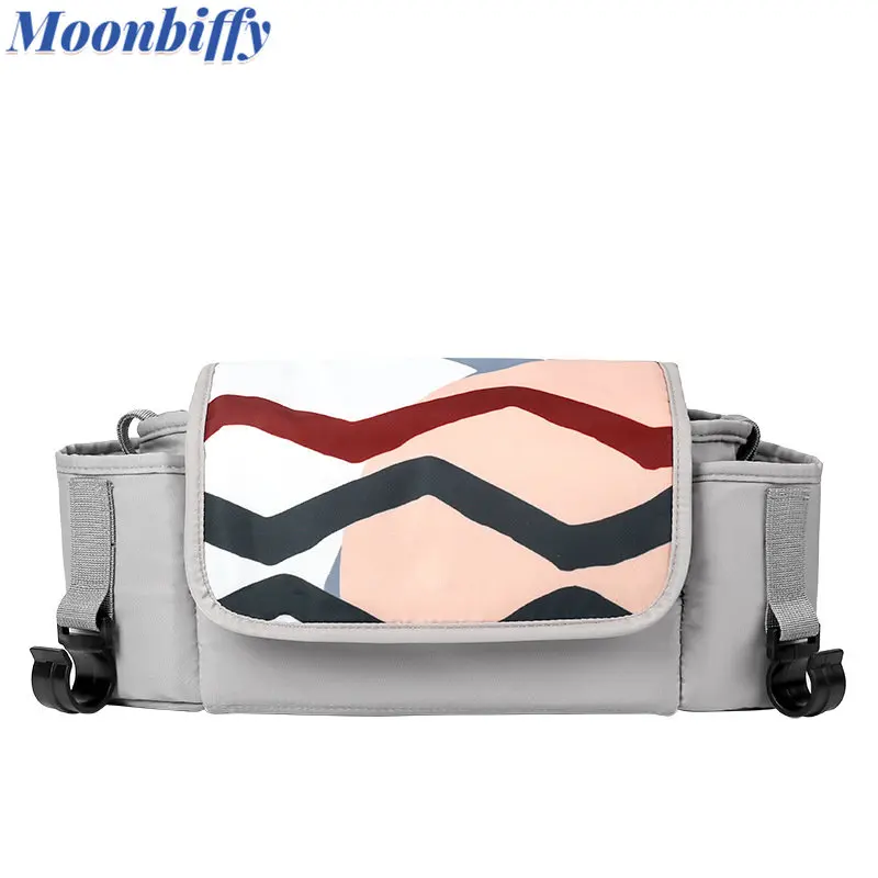 

Baby Stroller Accessories Stroller Organizer Diaper Nappy Storage Bag Cup Holder Trolley Organizer Travel Outdoor Nursing Stuff