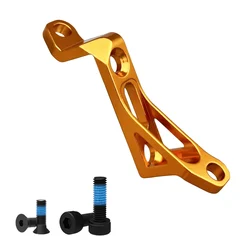 Universal Bicycle Disc Brake Adapter for Post to Flat Mount Conversion, Compatible with 140mm, 160mm, and 180mm Rotors (YELLOW)