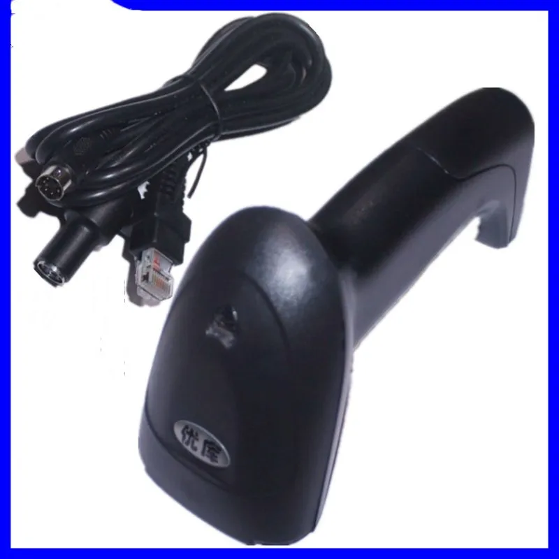 Porta do Teclado Porta Redonda kb Ps2 Interface Laser Bar Code Scanner