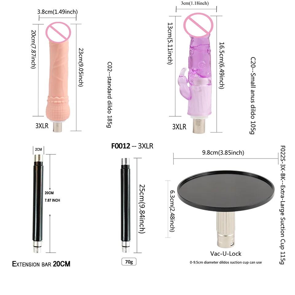 DTSUDU A2 Sex Machine for Women Retractable Mute Machine Pumping Gun with Vagina and Anal Male Masturbation Cup for Couple